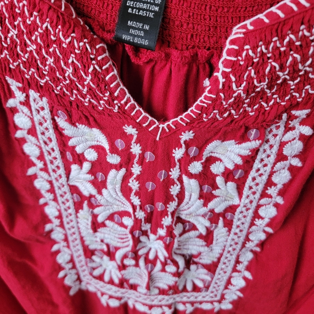 2 peasant blouses $12 for both - Picture 13 of 16